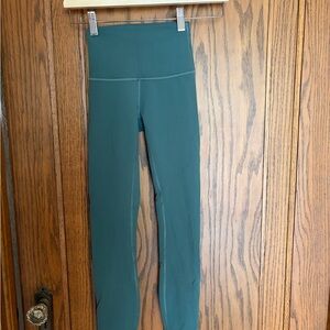 Lululemon Athletica Teal High-Rise Leggings